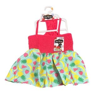 Woof Hawaiian Dog Dress Size Medium